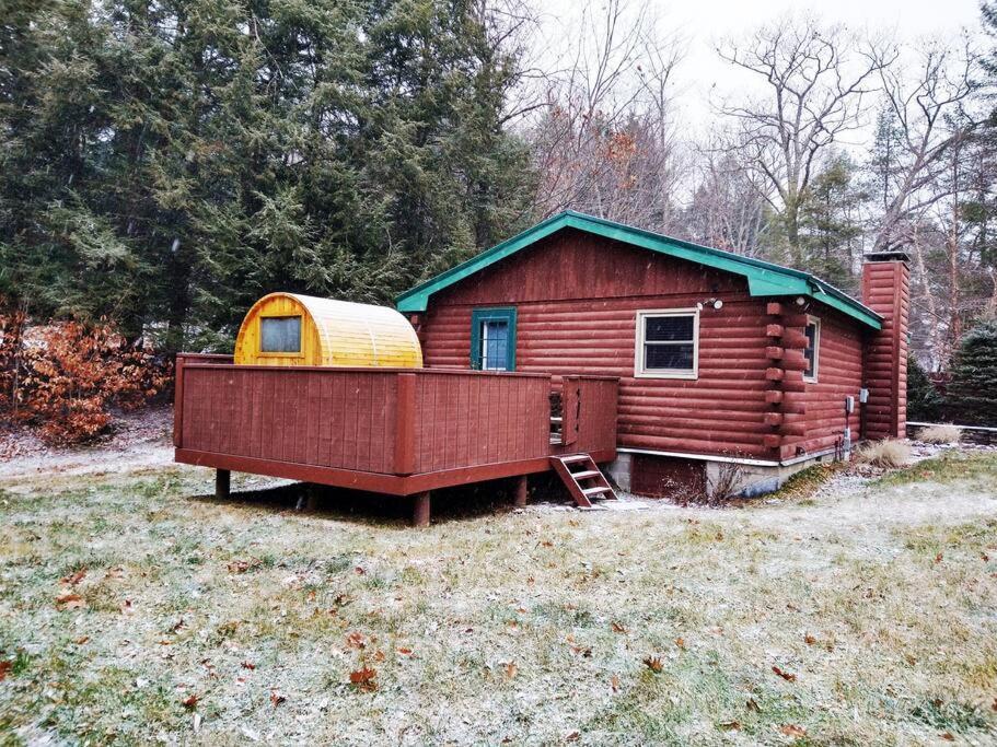 Bluestone Log Cabin Villa Margaretville Dış mekan fotoğraf